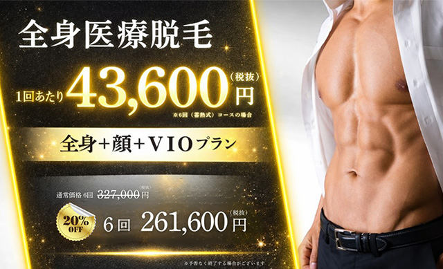 全身医療脱毛